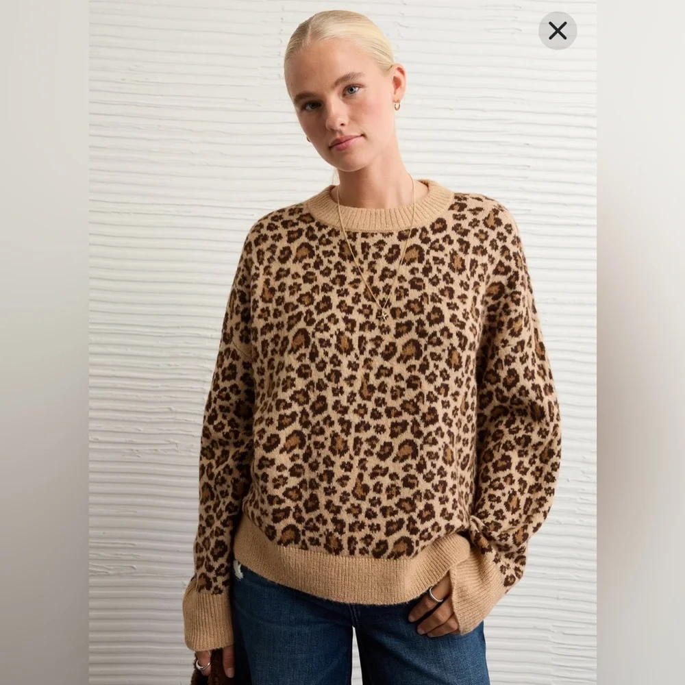 NWT AE Whoa So Soft Classic Crew Neck Sweater size small - Picture 1 of 9